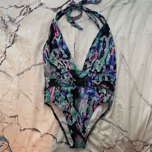 One piece swim/rave suit 💛